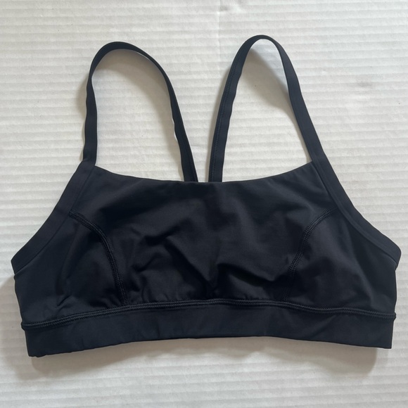 lululemon athletica Other - Lululemon sports bra black thin straps size medium 10